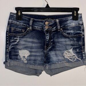 VAX Jean Distressed Denim Shorts
